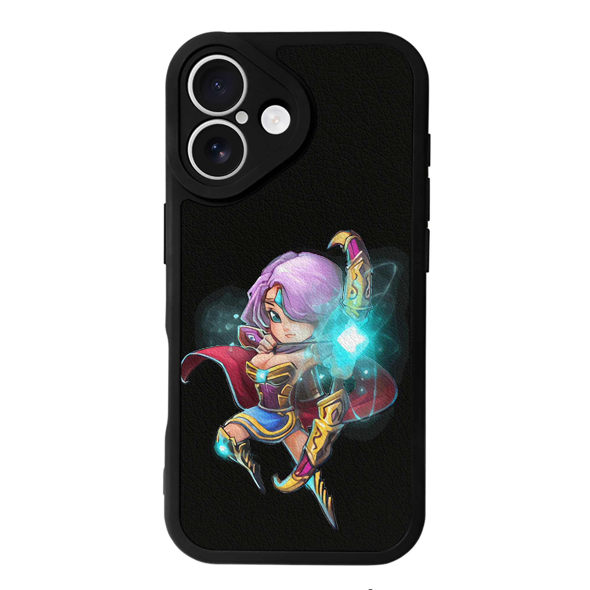 リーグ・オブ・レジェンド League of Legends LOL 【iPhone 16シリーズ対応】シリコンスマホケース（レザー調） 材質：シリコン